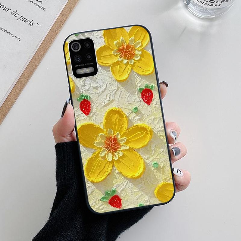 For LG K52 Q52 K62 2020 Phone Case Stylo6 K71 Lovely Panda Cartoon Painting Soft Siliocne Coque For LG Stylo 6 K71 Cover Bumper