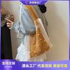 Large Capacity Hollow Knitted Bag Women's New Spring and Summer Lazy Wind Shoulder Bag Seaside Vacation Water Beach