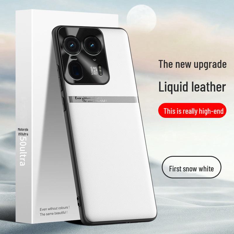 Защитный чехол из жидкой кожи для Motorola X50 Ultra, цельный, с защитой от падения Precision Cut for Motorola X50ultra