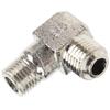 Raccord Coude Pompe à Air Angle Droit Alliage de Zinc Filetage Raccords de Tuyau 1/4 x 1/4