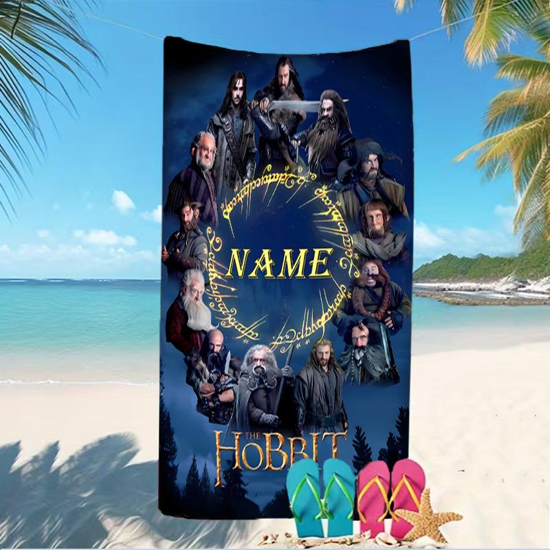 Customizable Personalized Beach Towels The Fellowship of the Ring Themed designs.Suitable for the Beach, Yoga, Sports;ideal As Beach Accessories