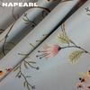 1PC NAPEARL European Luxury 100% Blackout Blackout Curtain Vintage Floral Curtains Curtain for Bedroom Living Room Balcony Window for Home Decor