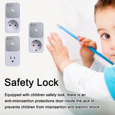 170–260 V Spannungsschutz, 5–6 Minuten, Relaissockel, EU/FR/USA-Stecker, elektrischer Stabilisator, automatisch