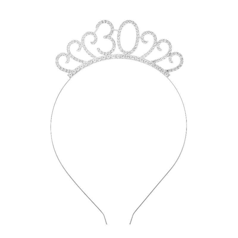 Cross-Border Digital Birthday Crown Set: Headdress, Party Shoulder Strap & Etiquette Belt Photo Prop for Girls