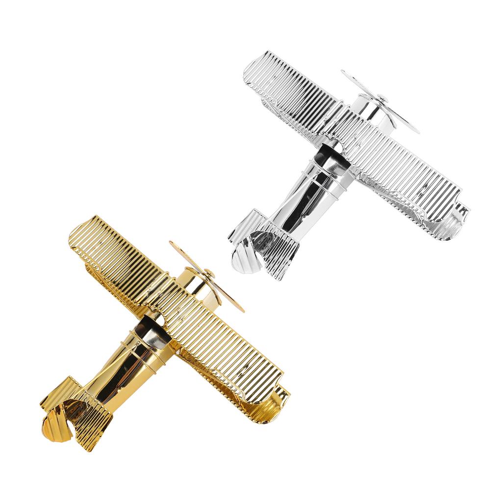 Metal Airplane Decoration Middle Size Iron Airplane Desktop Decoration for Home and Office