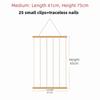 Hanging Photo Display Holder Handmade Multiple Pictures Hangers Picture Frames Wood Splint Picture Board for Home Decoration