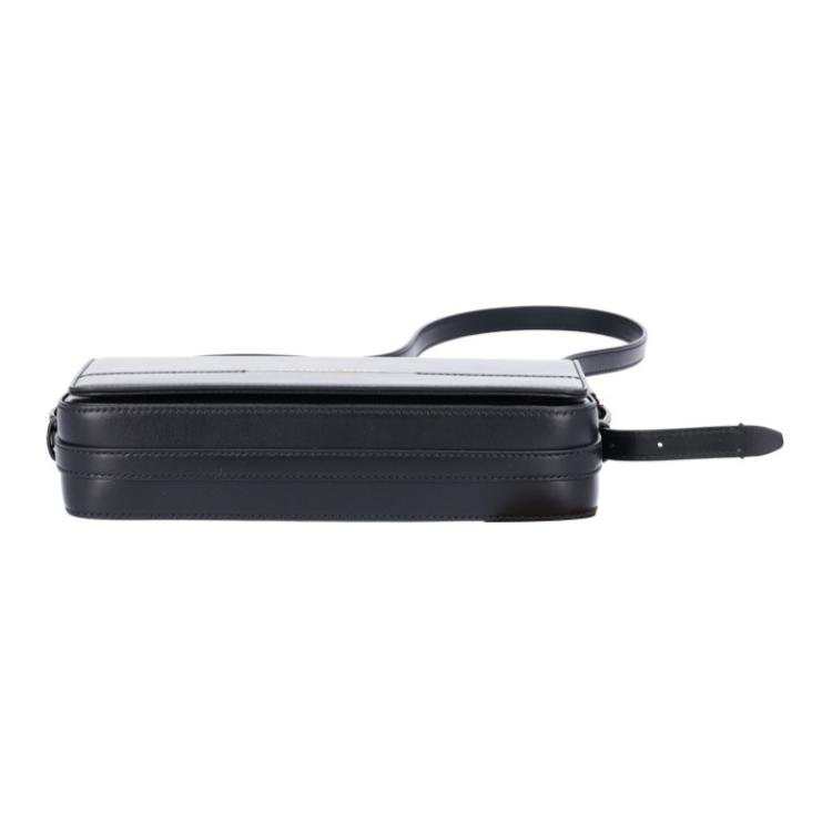 Burberry Grace Series Horizontal Logo Portable Calfskin Crossbody Shoulder Bag Women Shoulder Bag Black 80670901