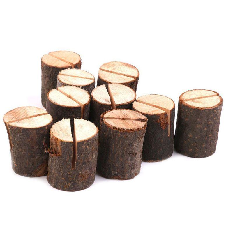 10pcs Rustic Wooden Stump Place Card Holder Wedding Party Supplies New. 10pcs Rustic Wooden Stump Place Card Holder Wedding Party Supplies New.