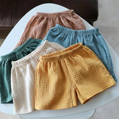 Baby Baumwolle Leinen Shorts Sommer Neue Kinder Fünf-Punkt-Hosen Jungen Mädchen Dünne Atmungsaktive Kurze Hosen Mädchen Jungen Kleidung