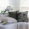 Modern Light Luxury Style Pillow Model Room Olive Green Sofa Pillow Case B&B Bedside Pillow Waist Pillow Soft Cushion