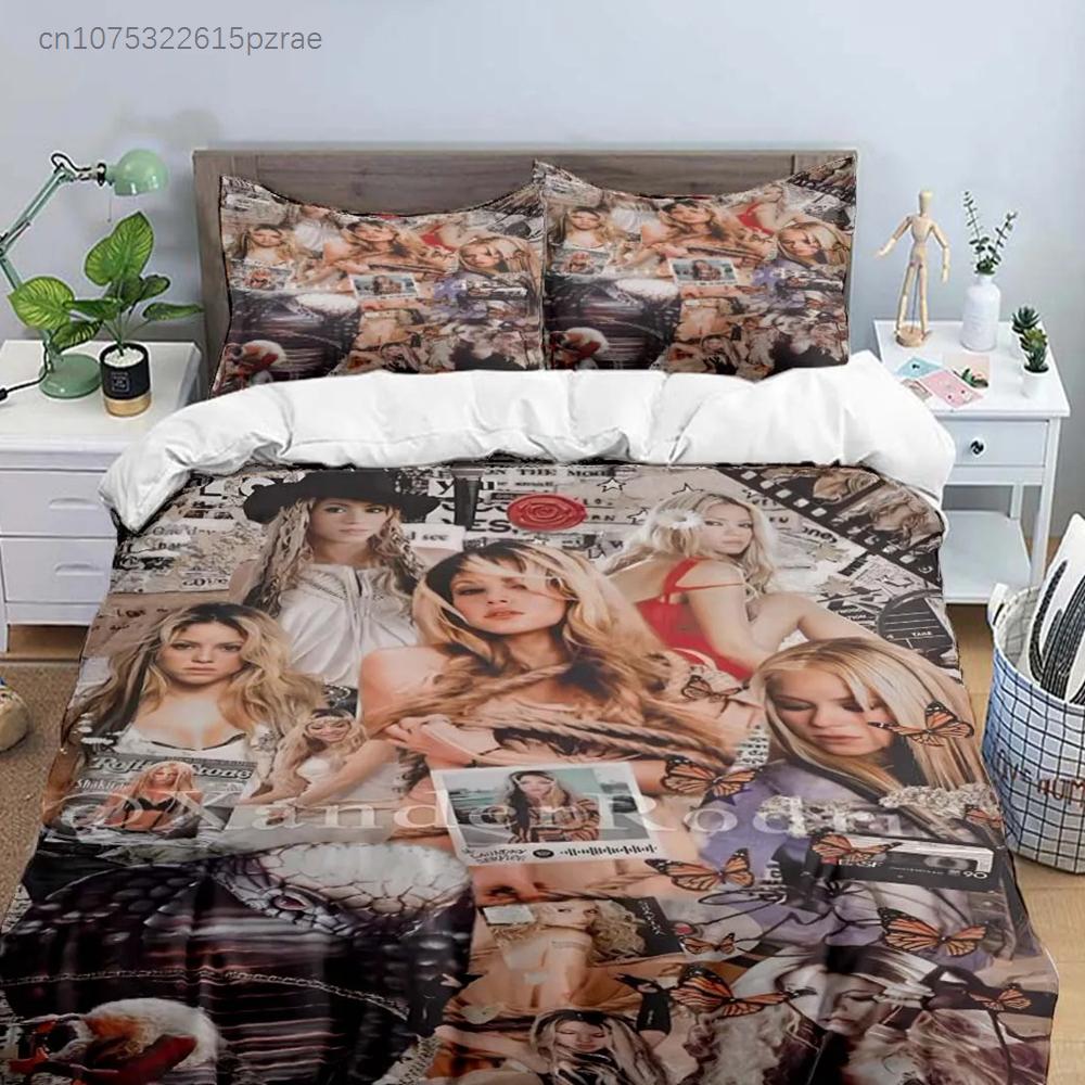 Colombia Pop Female Singer S-Shakira Pattern Bedding Sets Bed Supplies Set Duvet Cover Comforter Set Bedding Set Luxury Gift