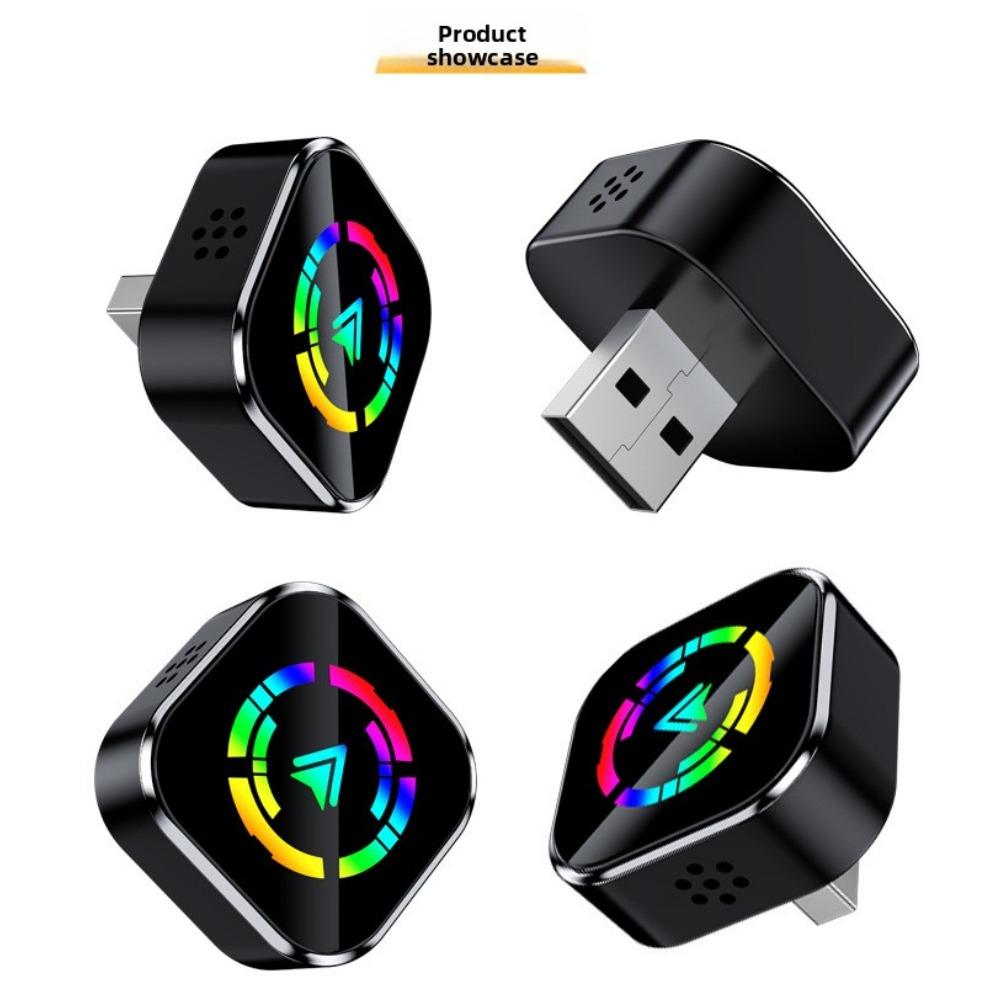 Wireless CarPlay Adapter Short Design Smart Android Auto CarPlay Box for Seamless Connectivity