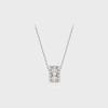 Silver Cylinder Necklace SC25A21E