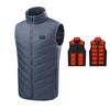 Mens Vest Jacket Warm Sleeveless Jackets Winter Zipper Coat Autumn Stand-up Collar Casual Waistcoat Clothing Smart Heating Vest Electric Heating