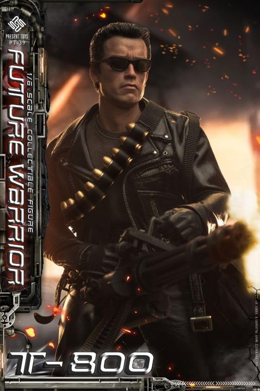 Scale Future Warrior the Terminator [PRESENT TOYS] 1/6 Figure T-800 PT-sp39 (From Movie)