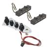 4 String Pickup Set Noiseless Pickup with Wired Bass Control Plate Musical Instrument Accessories