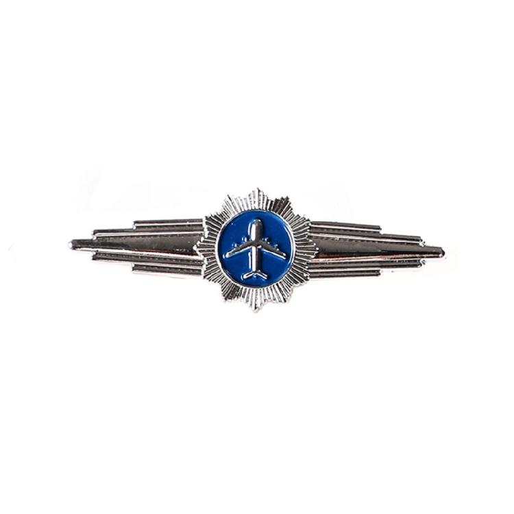 Pilot Badge Aviation Wing Badge Captain Chest Badge Metal Airlines Lapel Pin Airman Wing Pin