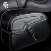 Motorcycle Saddlebags Side Pouches Harley-Davidson Cruiser Touring Bikes Universal Mount Dual Bag Set