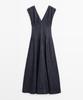 Masimodutti Denim Midi Dress