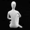 Abstract Art Ceramic Yoga Poses Figurine Porcelain Statue Different Home Ornament