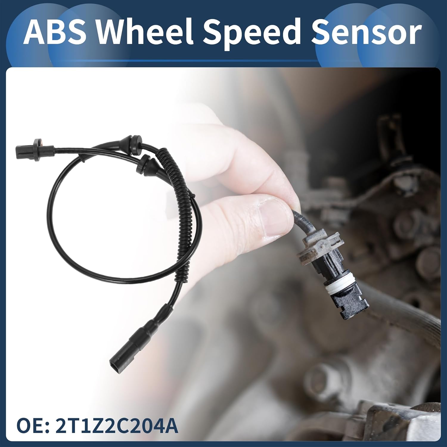 

ABS Wheel Speed Sensor Rear Left Right ABS Sensor Anti-lock Braking System Sensor No.2T1Z2C204A for Ford Transit Connect 2010-2013