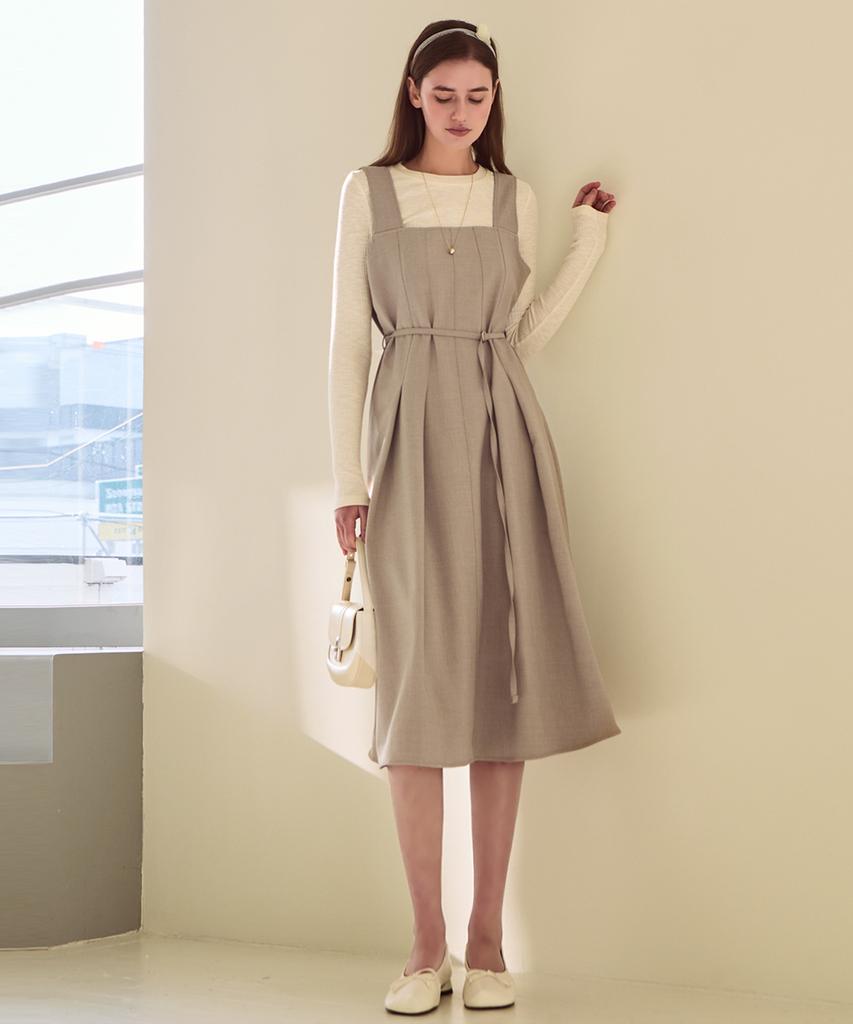 Slow Lolly Minimal Square Dress_3 Colors