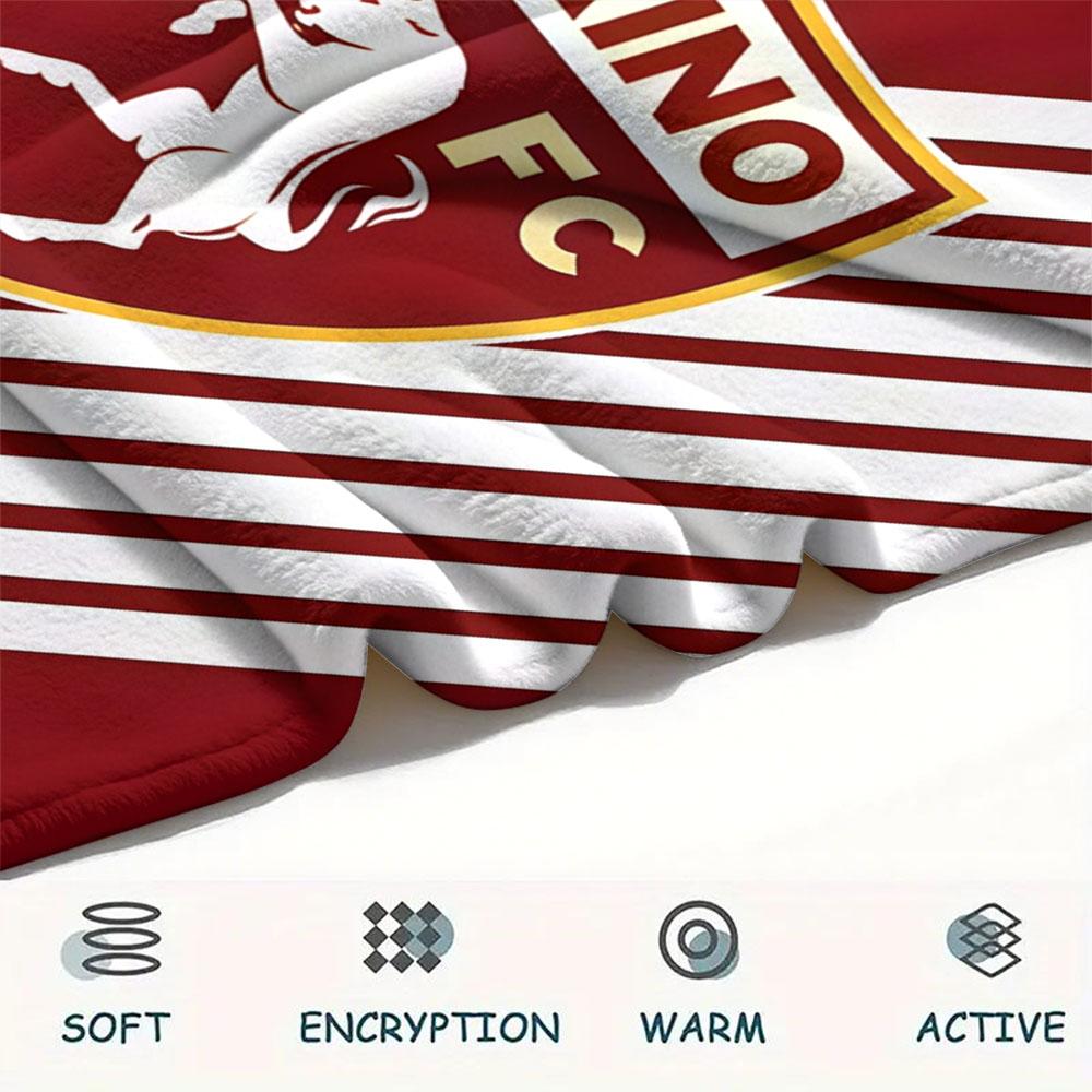 Torino F.C FlAannel Blanket, High quality Comfortable for All Seasons, Home Decor, Warmth and Comfort