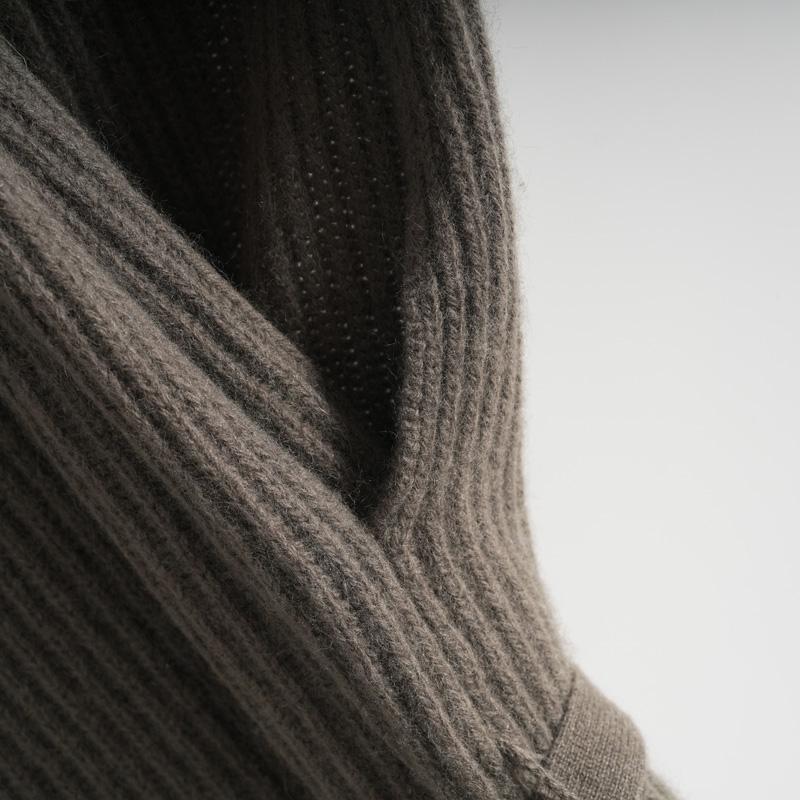 Maslan high necked knitted sweater