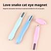 3D Love Heart Nail Magnet 3in1 Cat Eye Magnetic Rod Moon Snake Pattern French Nail UV Attraction Magnetic Stick for Manicure