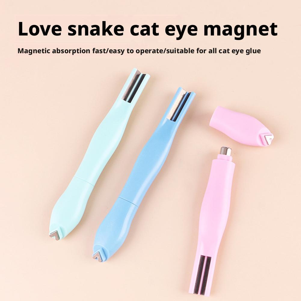 3D Love Heart Nail Magnet 3in1 Cat Eye Magnetic Rod Moon Snake Pattern French Nail UV Attraction Magnetic Stick for Manicure