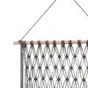 Boho Makramee Wandorganizer Buchstaben Buch Bauernhaus Dekor Quaste Hängend für Kinderzimmer