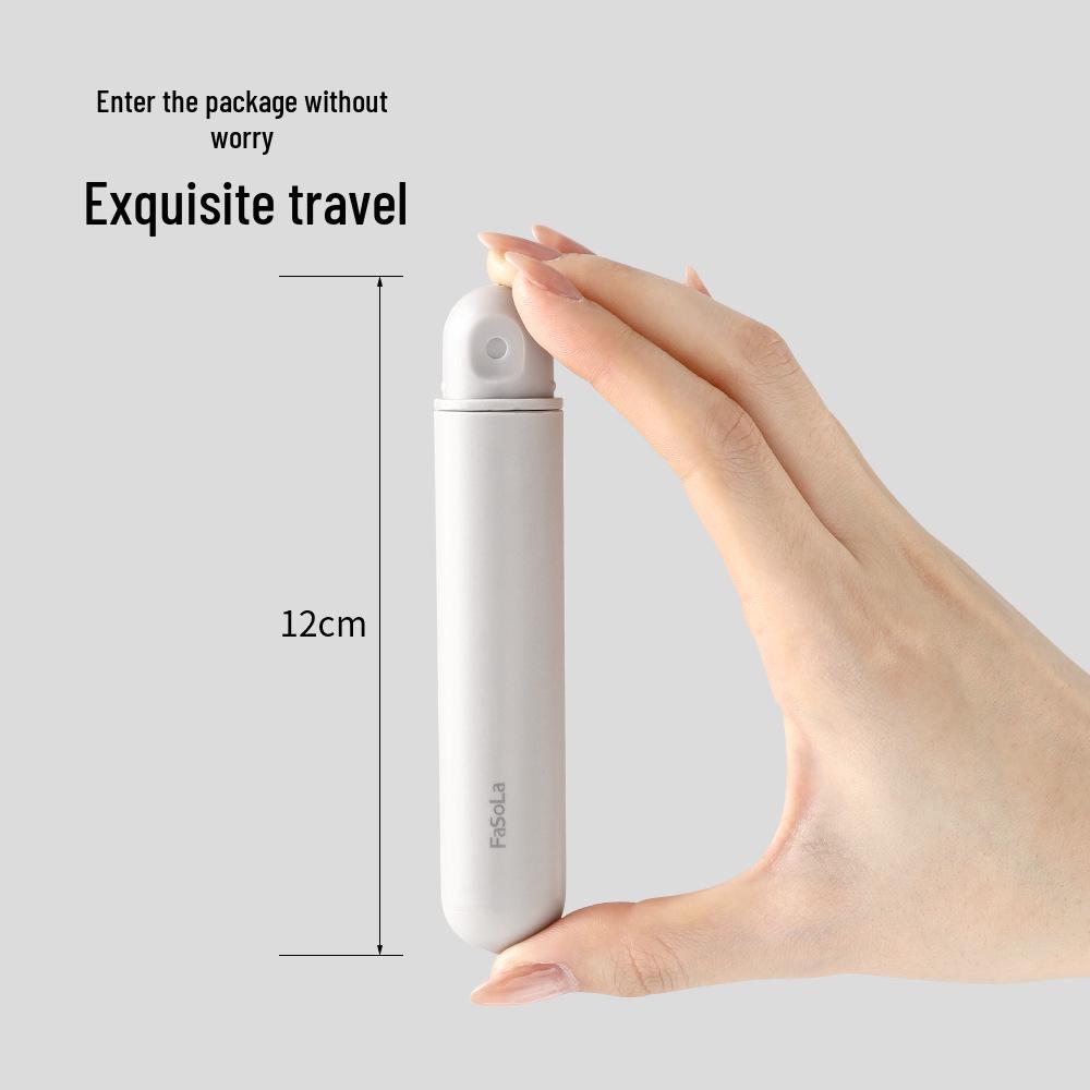 FaSoLa Compact Folding Soft Bristle Toothbrush for Men and Women – Ideal for Business Travel with High-End Design