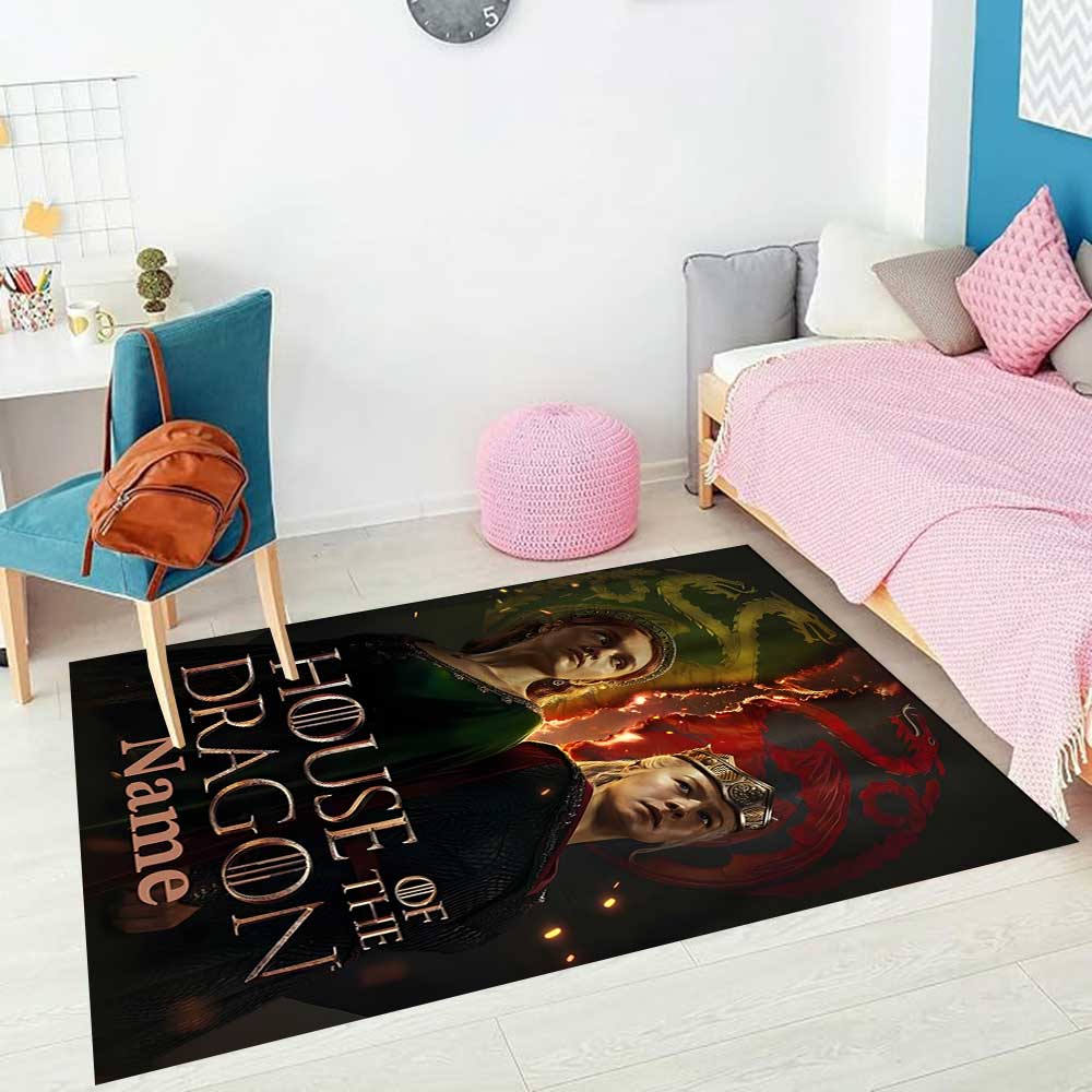 Warner Bros. Works (35) Customize your name rug, office chair cushion, home bedroom living room gift.