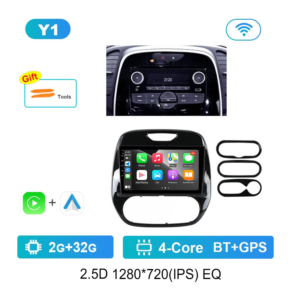 

Автомобильный видеомультимедийный проигрыватель на ОС Android для Renault Kaptur 2016 - 2019 GPS DSP Stereo WiFi BT 4G Carplay Auto Tools Cooling Fan