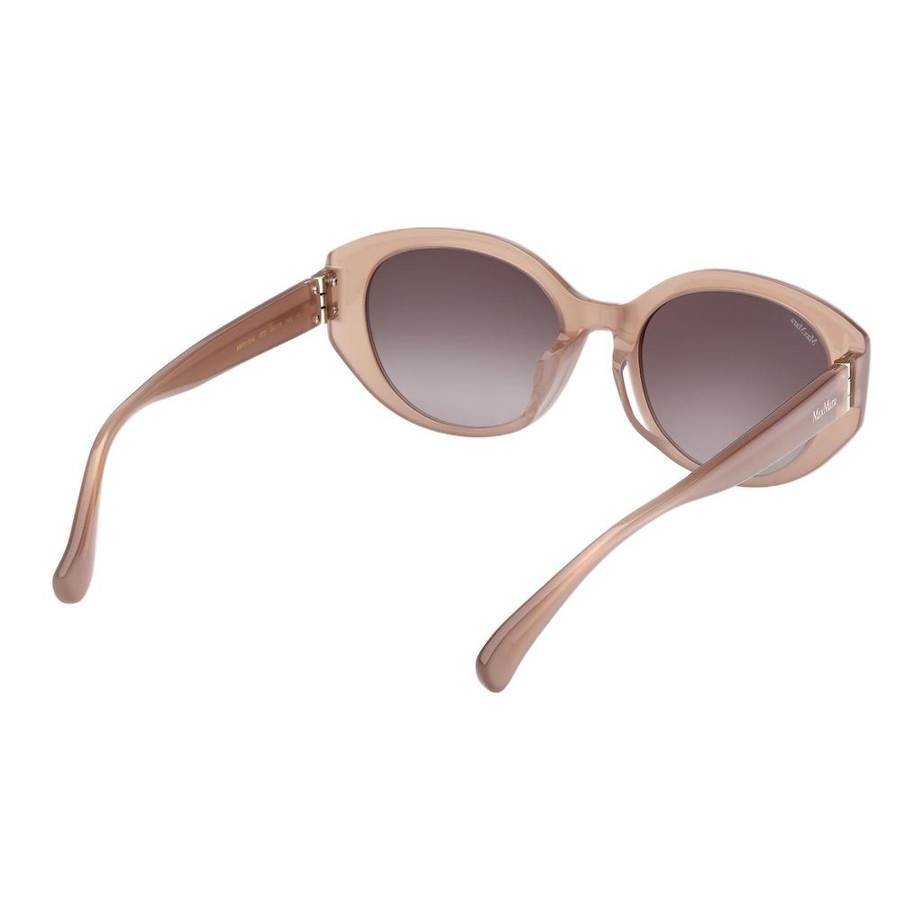 MaxMara Fashion Casual Oval Frame Sunglasses Unisex Sunglasses Pink MM0150K-57B