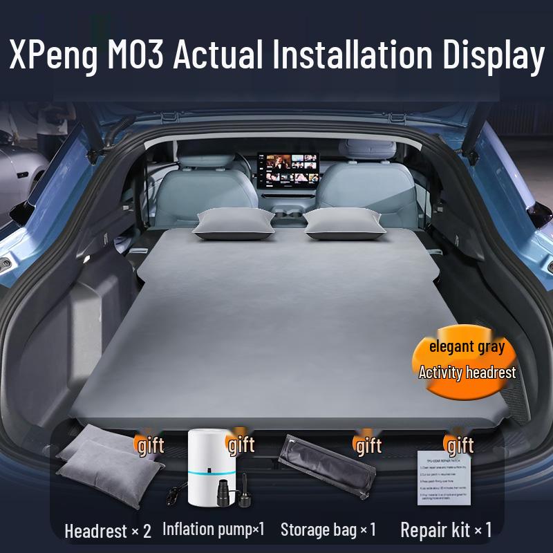 Xiaopeng Mona03 Car Mattress: Automatic Inflatable Bed for Trunk & Rear Seat