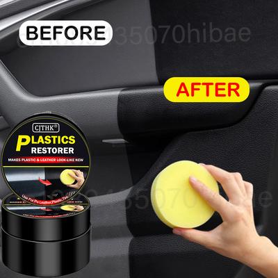Car Plastic Restorer Back To Black Gloss Car Cleaning Products Plastic Leather Restore Auto Polish And Repair Coating Renovator