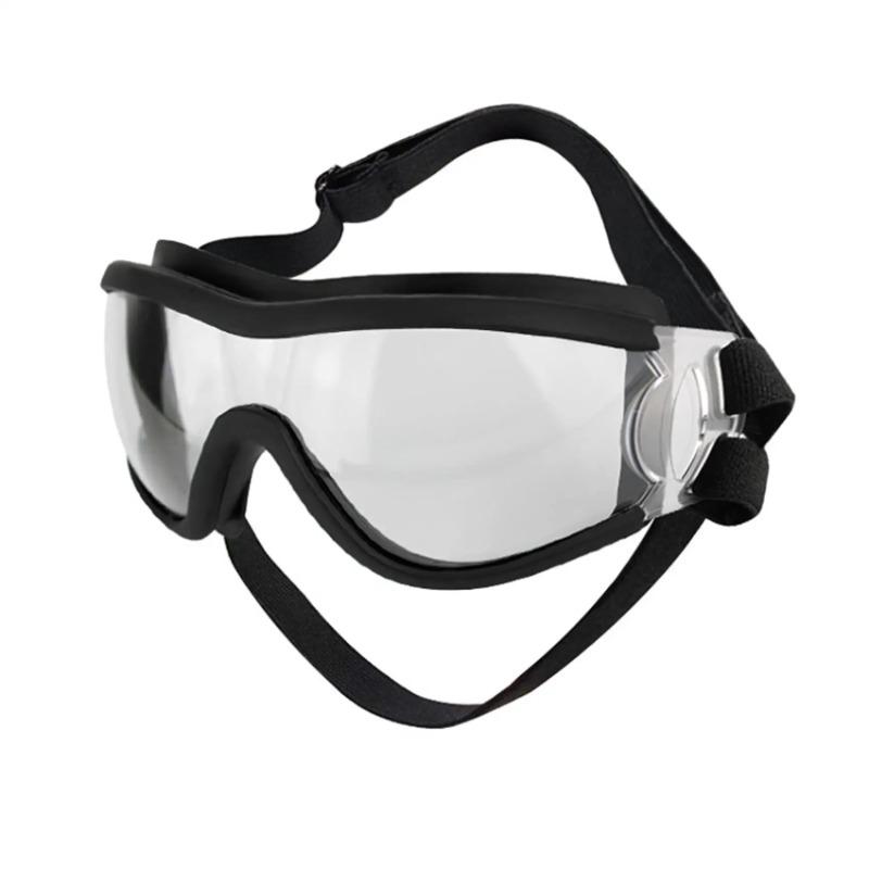 Transparent Color Pet Dog Goggles Waterproof Windproof Sunscreen UV Resistant Large Dog Glasses прозрачный