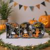 3D Multi-layer Wooden BOO Halloween Letter Sign Ornament