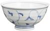 Ranchant Mini Rice Bowl Multi Floral Arabesque N830610 Arita Ware Made In Japan (Blue) 10.8×5.5cm