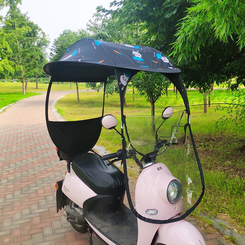 Universal Thickened Motorcycle and Carport Detachable Sunshade Canopy for All Seasons