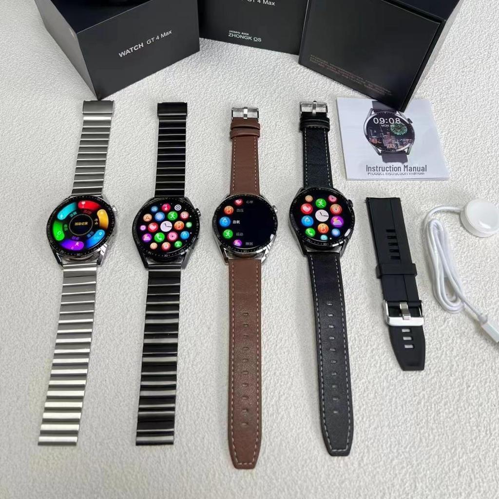 Huaqiangbei GT4MAX Waterproof Smart Watch with Offline Payment & Bluetooth Calls, NFC & Ride Code