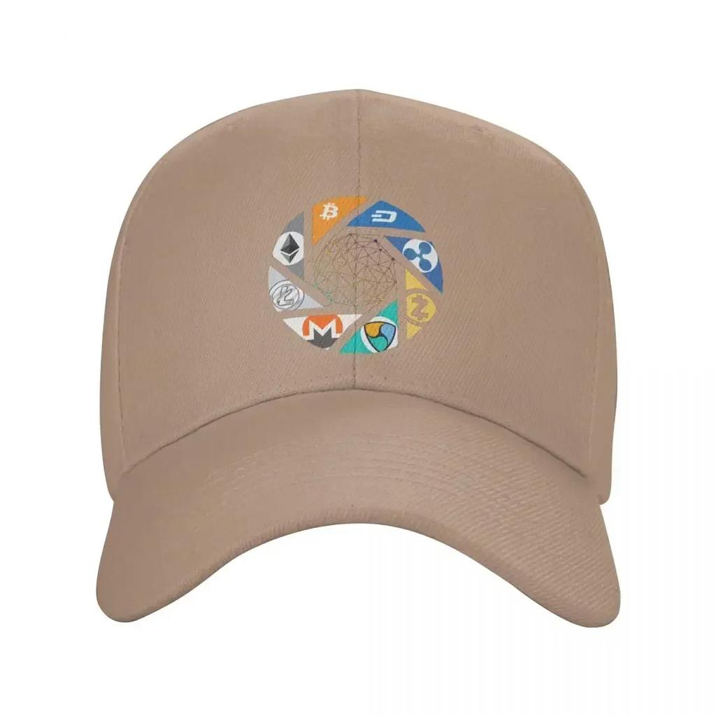Bitcoin Baseball Cap Sun Protection Adjustable Cryptocurrency Crypto Btc Blockchain Geek Dad Hat Summer Caps Snapback Hats