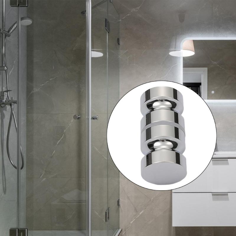 Aluminium Knob with Ergonomic Grip & Easy Installation Contemporary Door Knob Upgrades for Glass Shower Enclosures