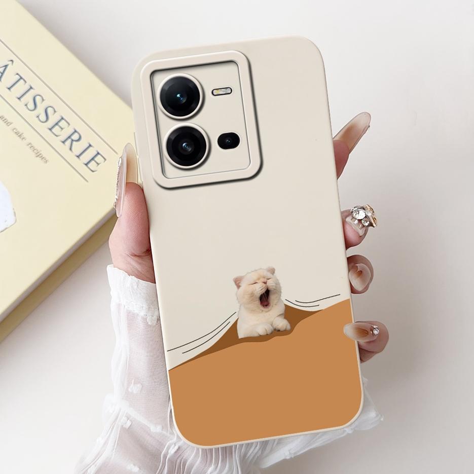 For Vivo V25 5G Case Vivo V25e V2201 V2202 Cute Dog Cartoon Cover Shockproof Phone Case For Vivo V25e V 25 E VivoV25 Soft Fundas