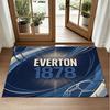 Everton Football Design Crystal Velvet Rug Soft Decorative Mat for Bedroom Entrance