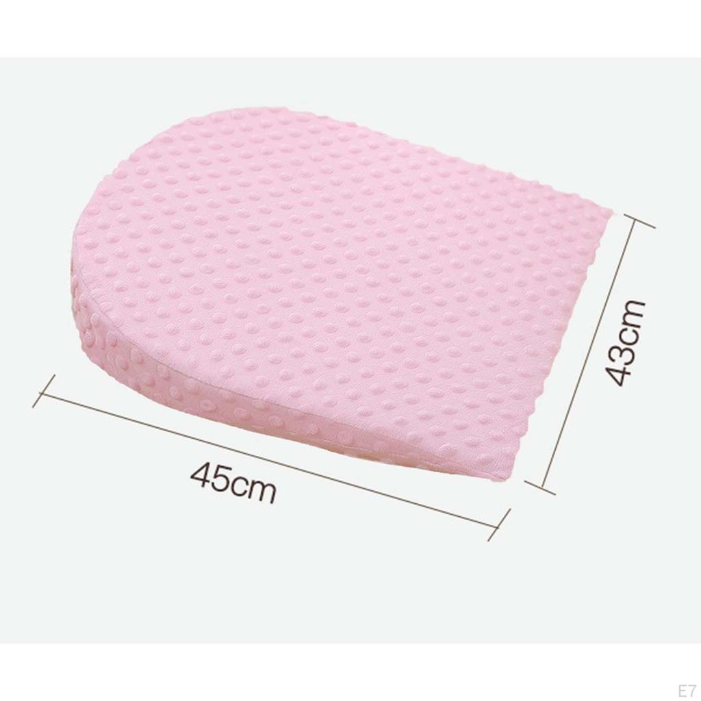Baby Wedge Pillow Removable Cover Soft Triangle Breastfeeding Pillows White