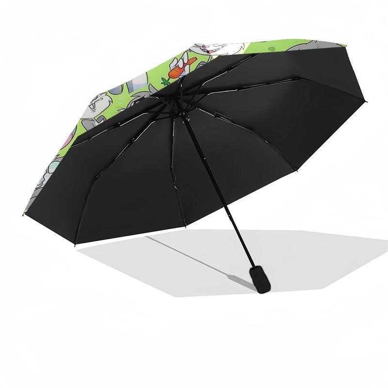 1pc Lola Bunny Outdoor Umbrella - Automatic Opening/Closing, Portable 3-Fold Design with 8-Bone Iron Frame - Perfect Gift for Fans, Travelers, Everyda