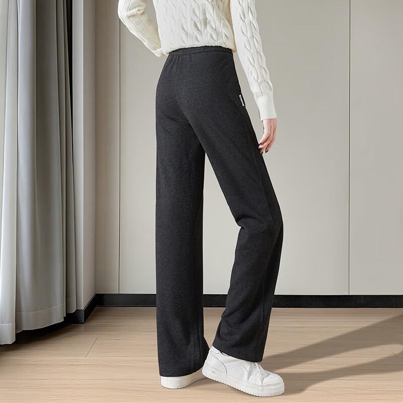Women's Wool Blend Herringbone Casual Pants