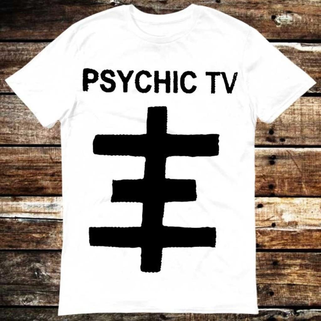 Psychic Tv T Shirt Meme Gift Shirt Funny Tee Vintage Style Aesthetic Unisex Gamer Cult Movie Music 6041 T-shirt
